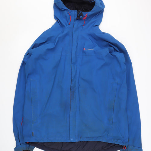 Sprayway Men's Blue XL Waterproof Hooded Jacket