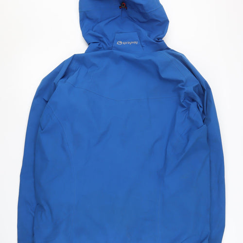 Sprayway Men's Blue XL Waterproof Hooded Jacket