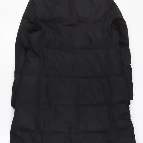 DKNY Women's Black Puffer Coat Size M, Winter, Casual