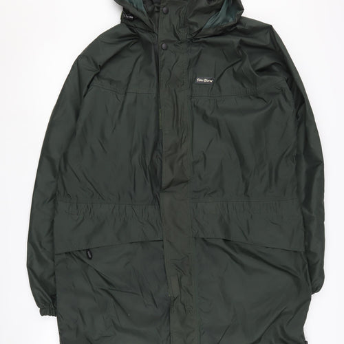Peter Storm Men's Green Parka Jacket L Waterproof