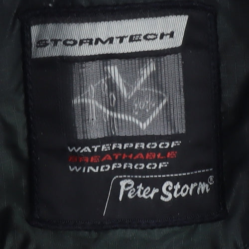 Peter Storm Men's Green Parka Jacket L Waterproof