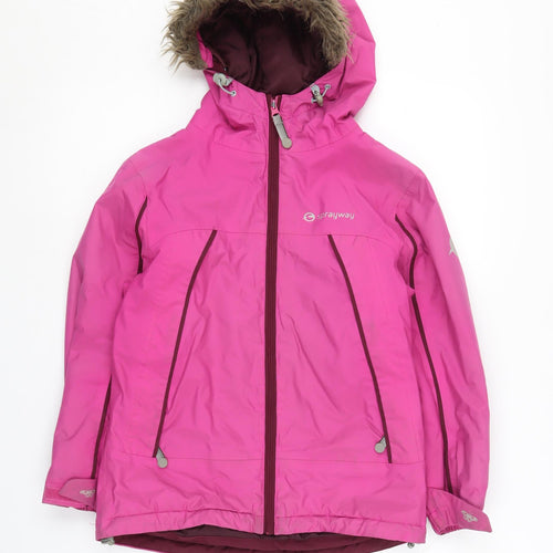 Sprayway Girls Pink Winter Waterproof Jacket Age 8-9