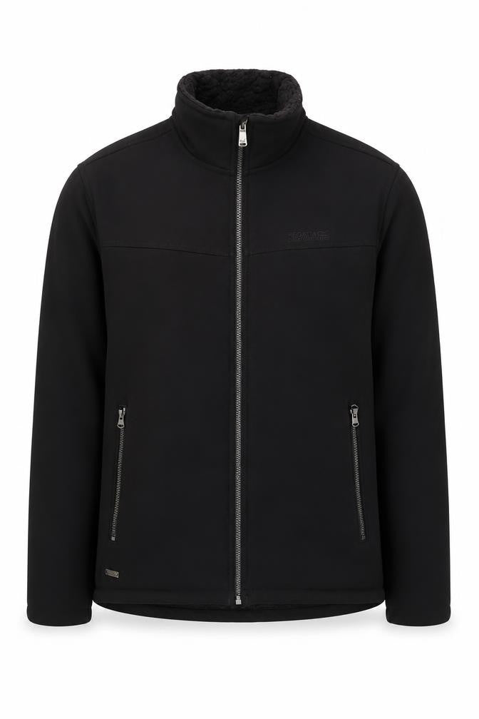 Regatta Men's Black Basic Jacket - M, Full Zip