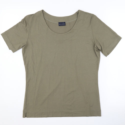 Alexon Women's Green Round Neck T-Shirt