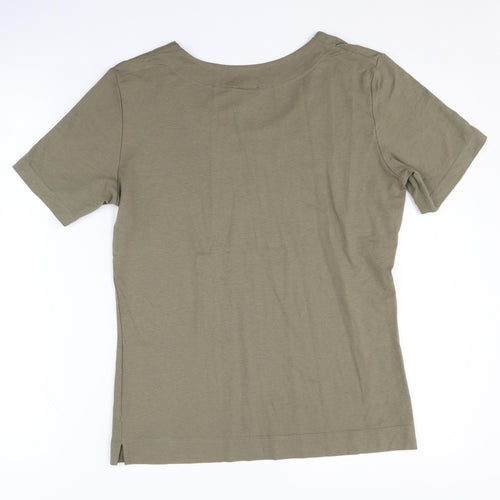 Alexon Women's Green Round Neck T-Shirt
