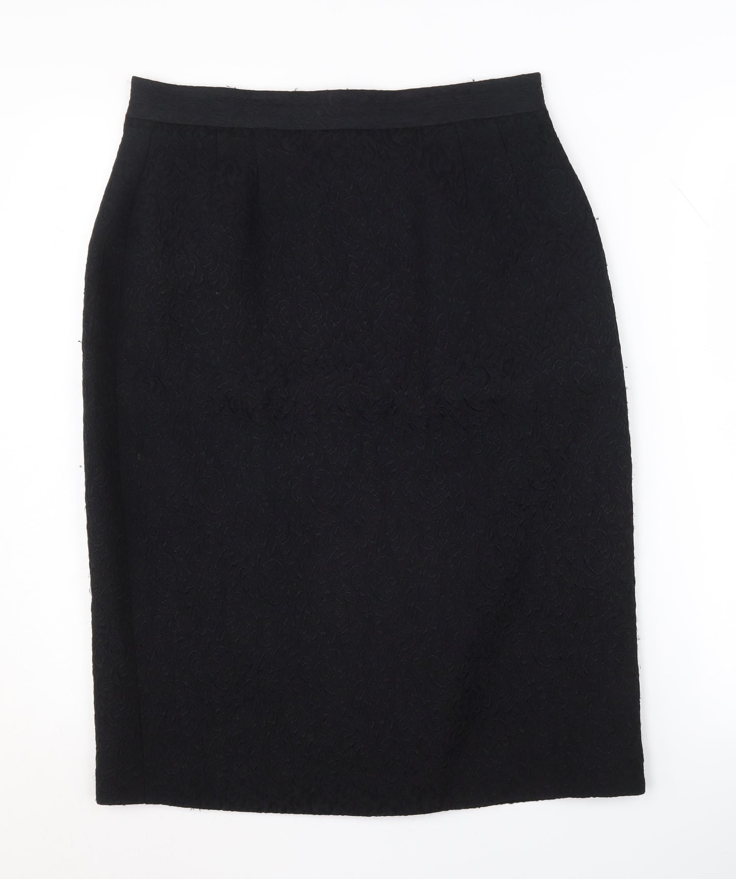 Viyella Women's Black Straight Pencil Skirt Size 12
