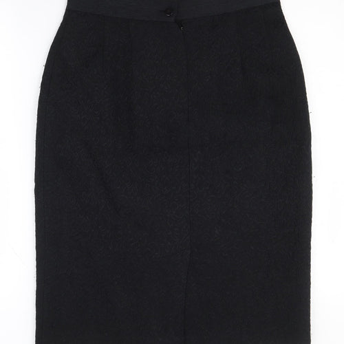 Viyella Women's Black Straight Pencil Skirt Size 12