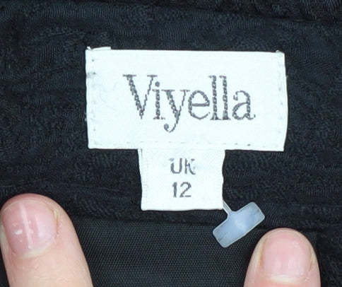 Viyella Women's Black Straight Pencil Skirt Size 12
