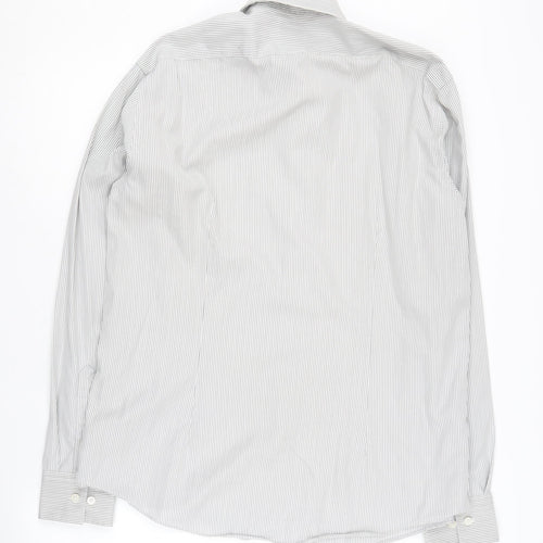 Calvin Klein Men's Slim Fit Striped Shirt - Size 42