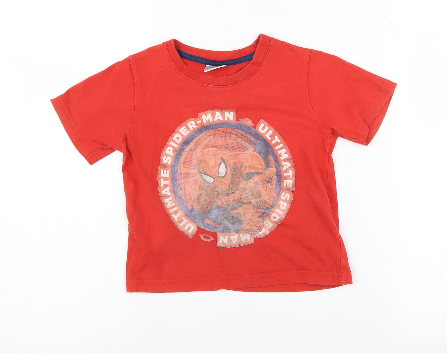 Marvel Boys Red Spider-Man T-Shirt 3-4 Years