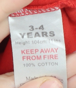 Marvel Boys Red Spider-Man T-Shirt 3-4 Years