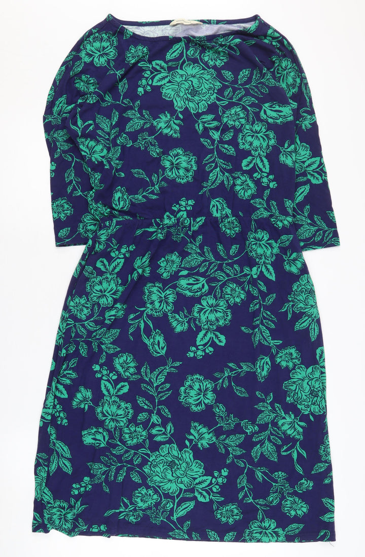 Woolovers Women's Multicoloured Floral Dress S