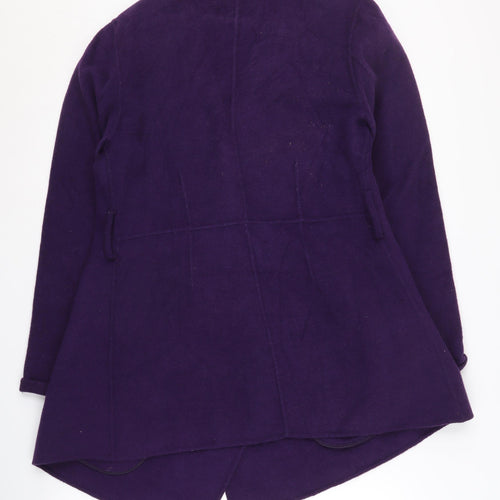 Viyella Women's Wool Angora Purple Coat Size 10