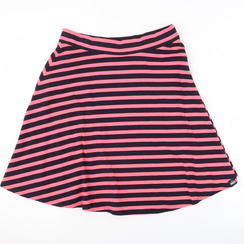 Superdry Women's Striped A-Line Skirt - Size S