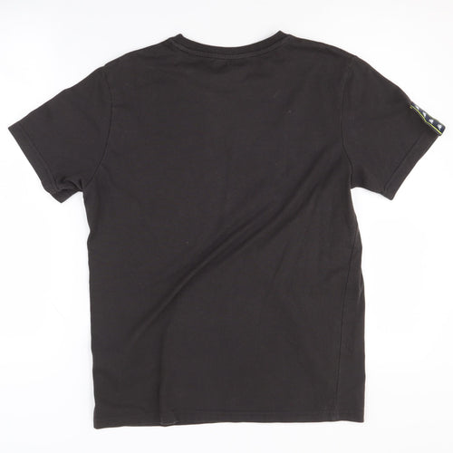Kappa Men's Black Medium Logo T-Shirt, Short Sleeve