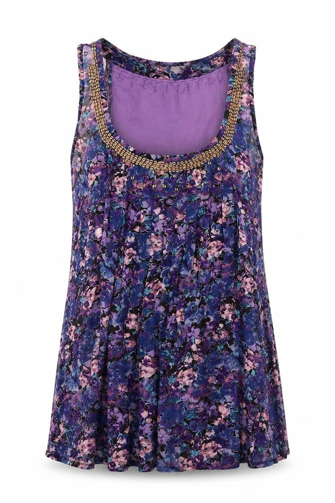 Jasper Conran Women's Floral Camisole Tank Top, Size 10