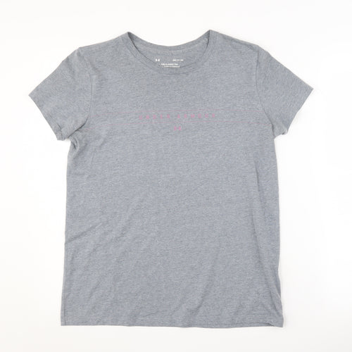 Under Armour Women's Grey S Basic T-Shirt Casual Wear