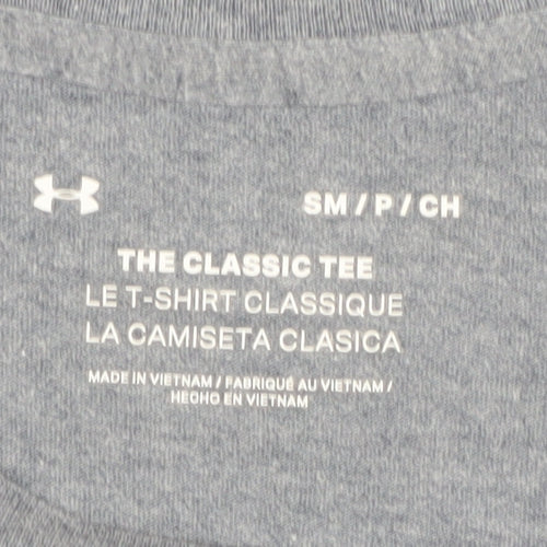 Under Armour Women's Grey S Basic T-Shirt Casual Wear