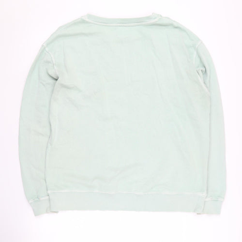 Hush Women's Green Pullover Sweatshirt - Medium, Cotton