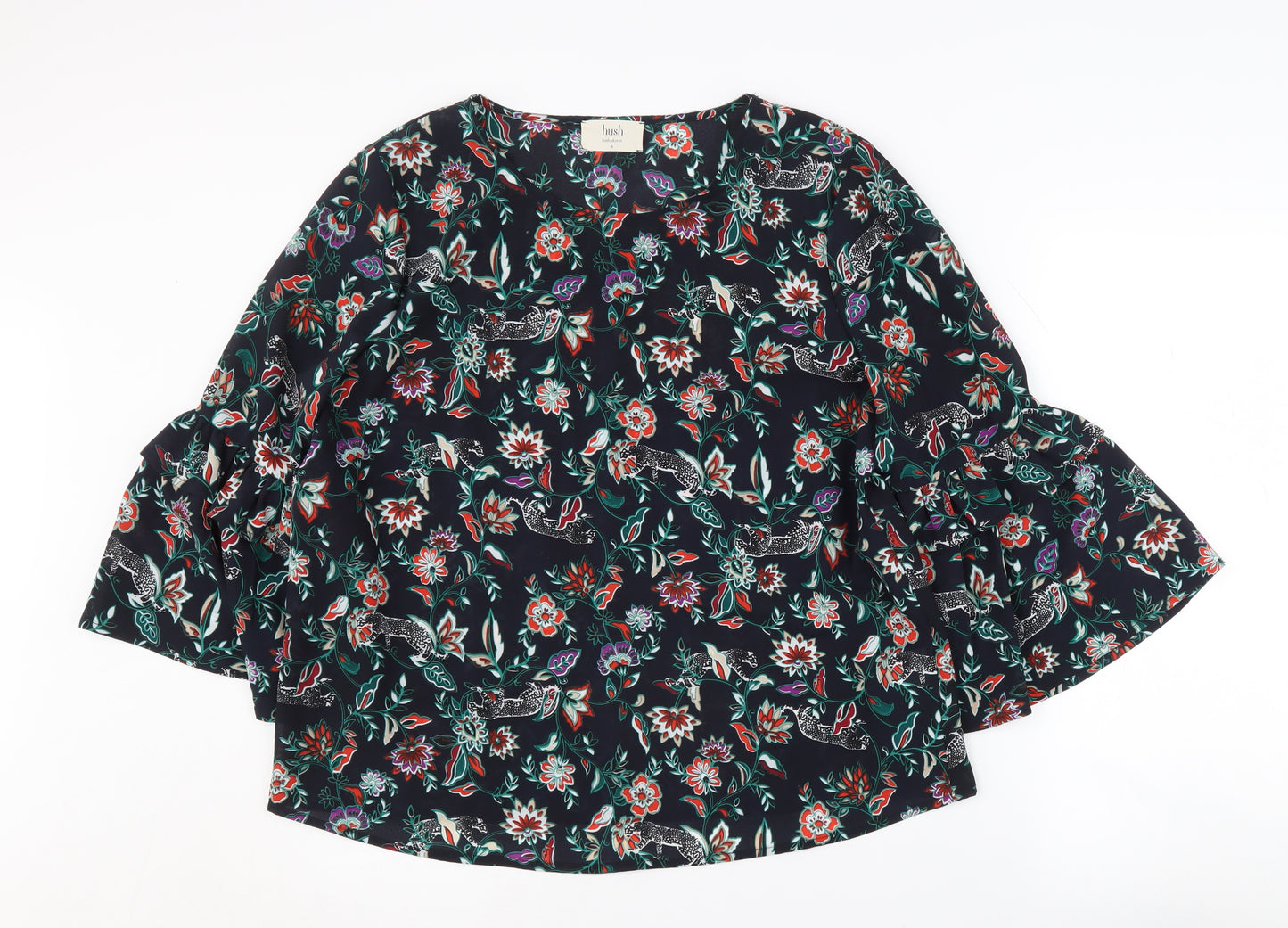 Hush Women's Multicoloured Floral Top Size 12