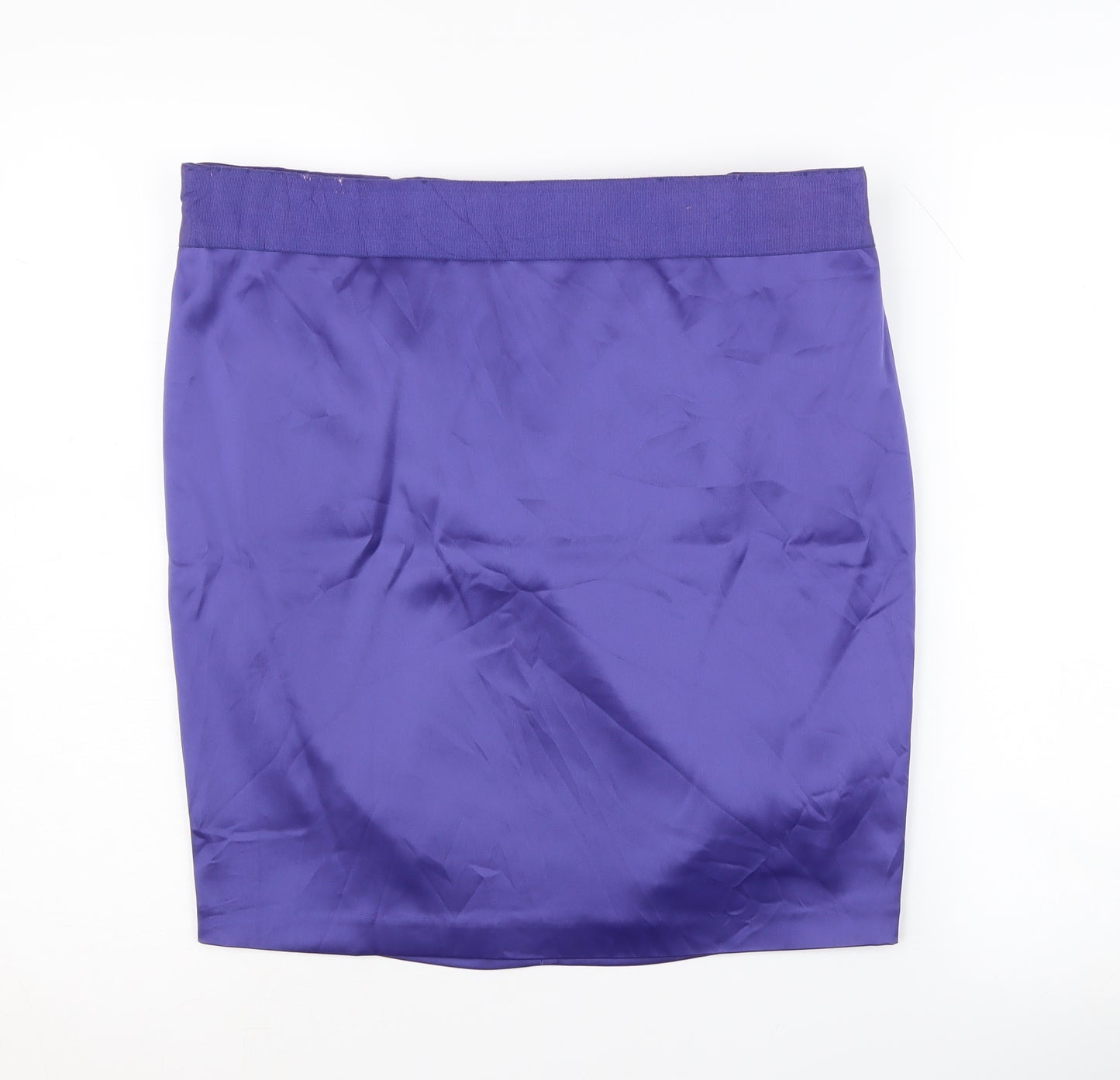 Ted Baker Women's Purple Pencil Skirt Size 14 Formal Zip