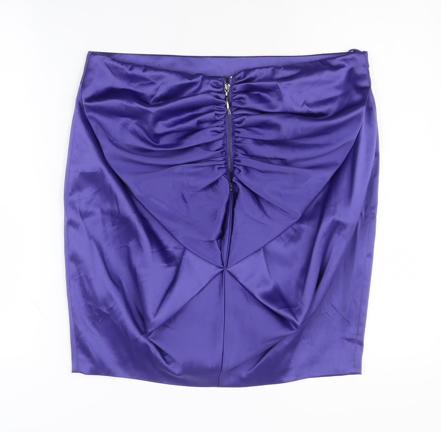 Ted Baker Women's Purple Pencil Skirt Size 14 Formal Zip