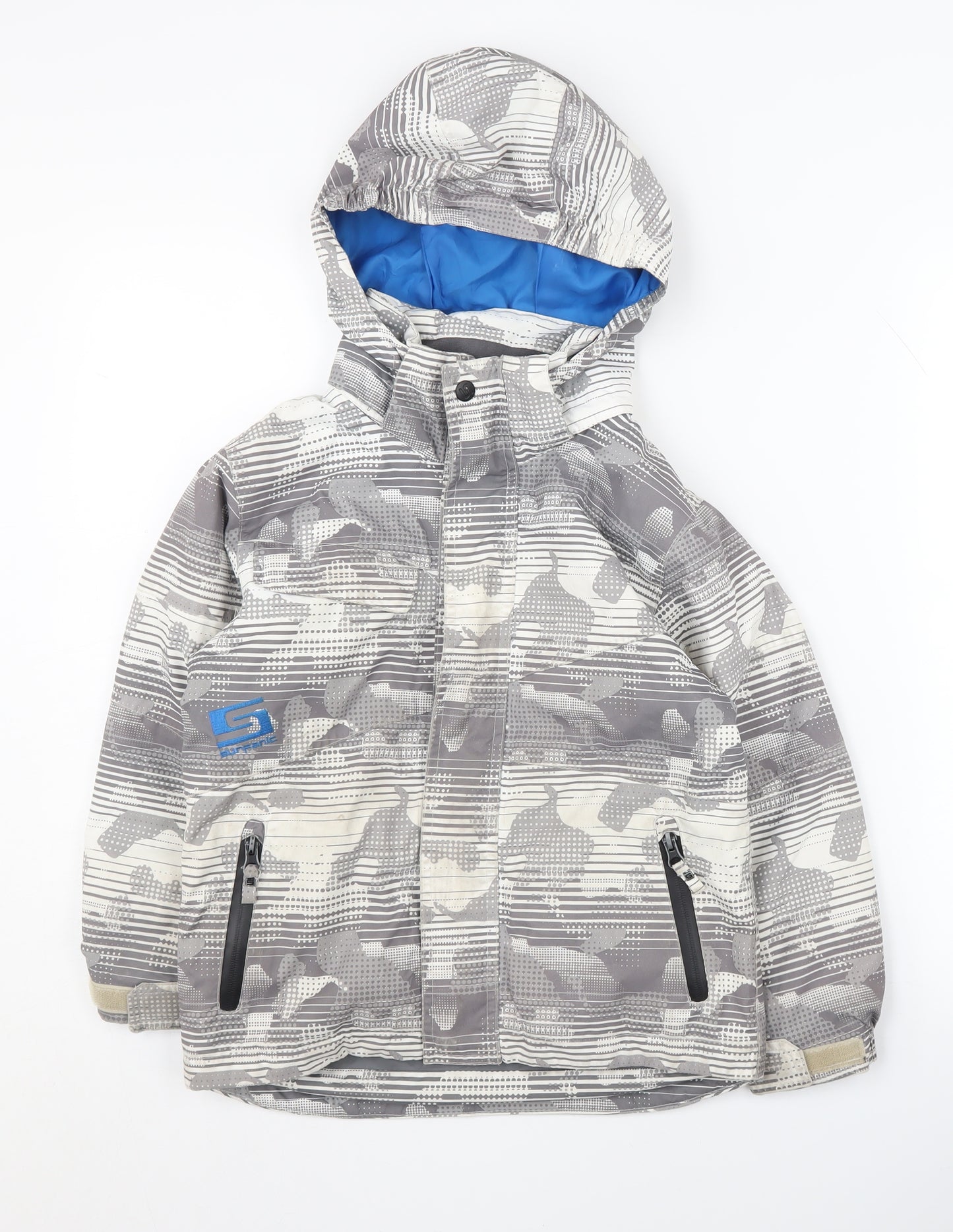 Surfanic Boys' Camouflage Ski Jacket, 6 Years, Multicoloured