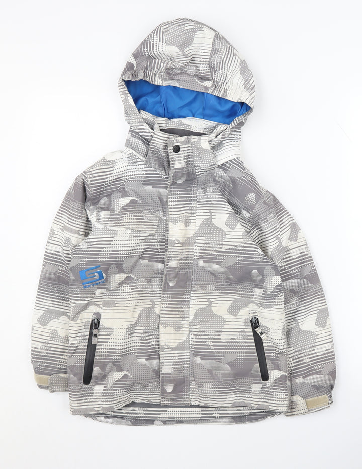 Surfanic Boys' Camouflage Ski Jacket, 6 Years, Multicoloured