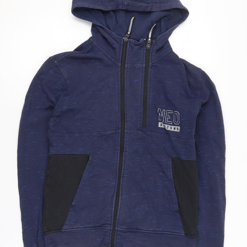 adidas Men's Blue Full Zip Hoodie XS