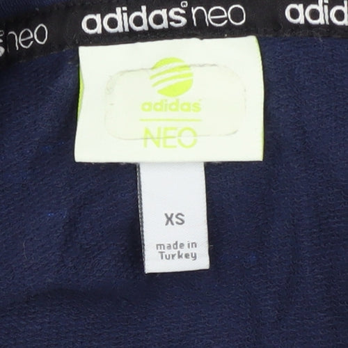 adidas Men's Blue Full Zip Hoodie XS