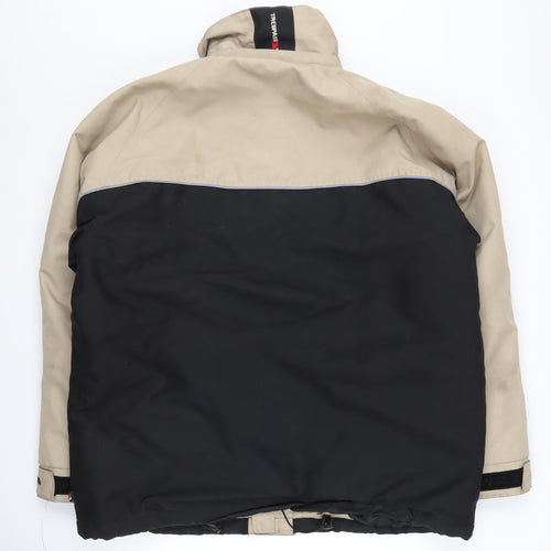 Trespass Men's Beige/Black Jacket, Medium, Polyamide Zip