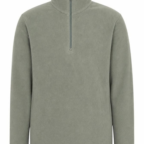 Mountain Warehouse Men's Green XS 1/4 Zip Fleece Sweatshirt