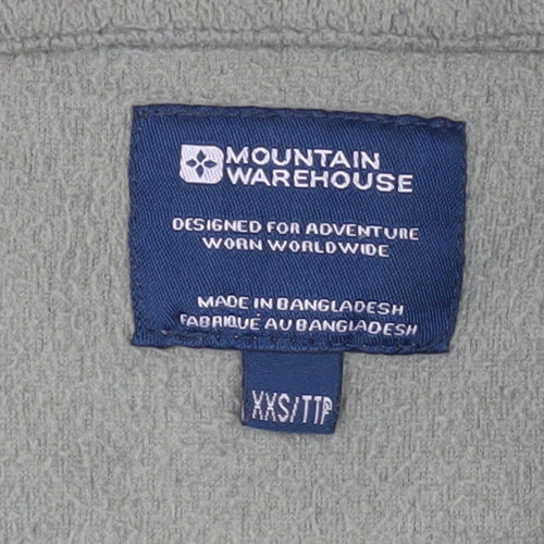 Mountain Warehouse Men's Green XS 1/4 Zip Fleece Sweatshirt