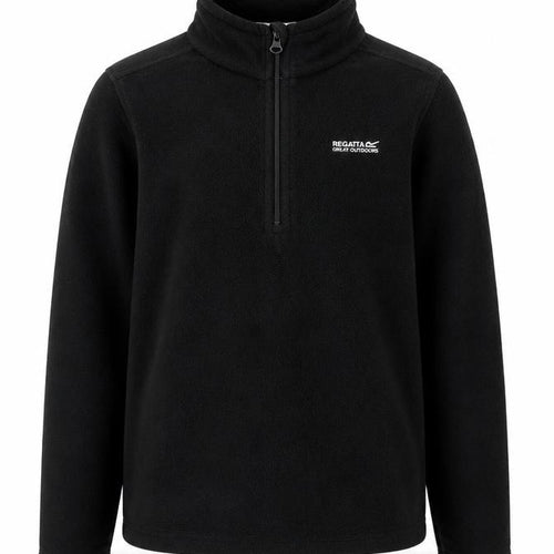 Regatta Boys Black Fleece Sweatshirt 11-12 Years, Lightweight Outdoor Wear