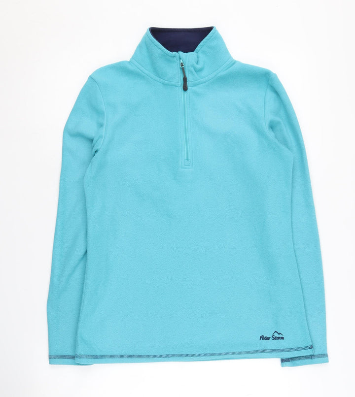 Peter Storm Women's Blue Pullover Sweatshirt, Size 12
