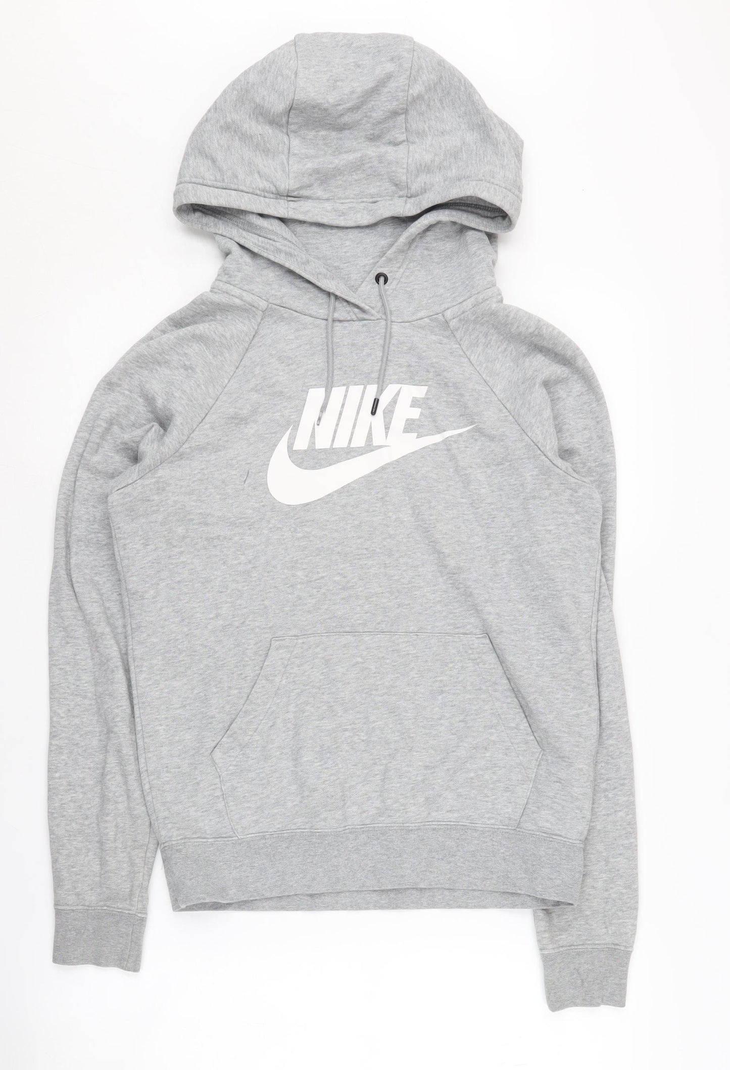 Nike Men's Grey XS Pullover Hoodie with Logo