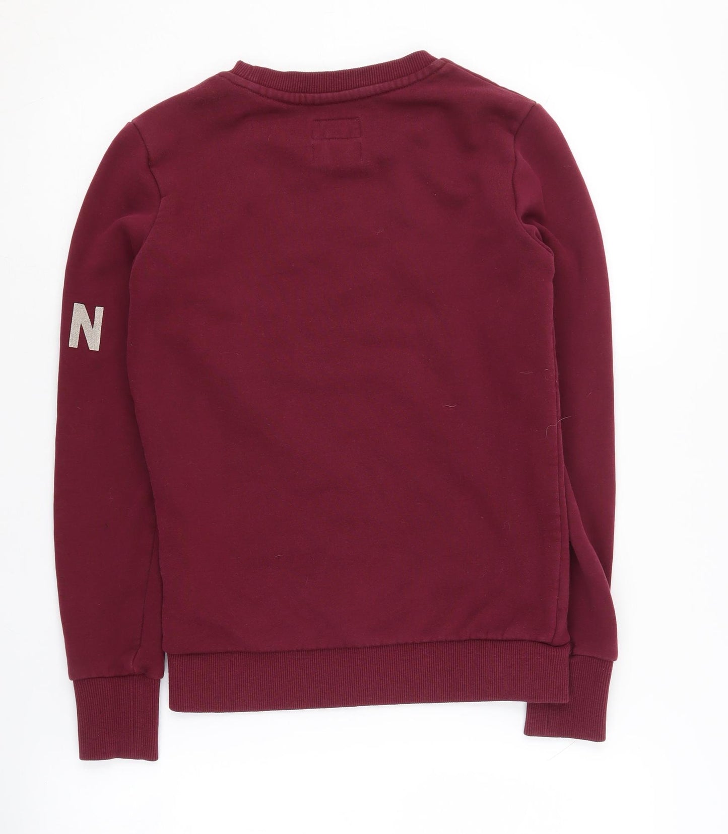 Superdry Women’s Red Pullover Sweatshirt Size 6