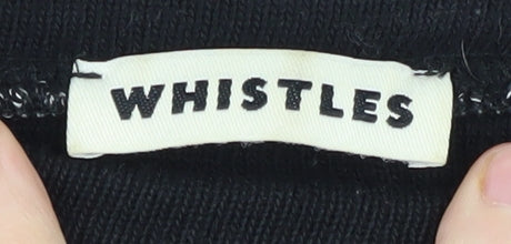 Whistles Women's Black Grey Jumper UK Size 16 Casual