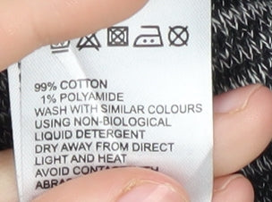 Whistles Women's Black Grey Jumper UK Size 16 Casual