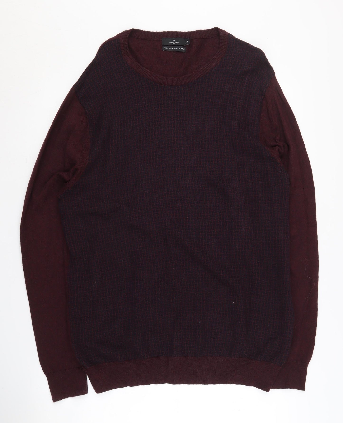 Jeff Banks Men’s Purple Pullover Jumper Size M