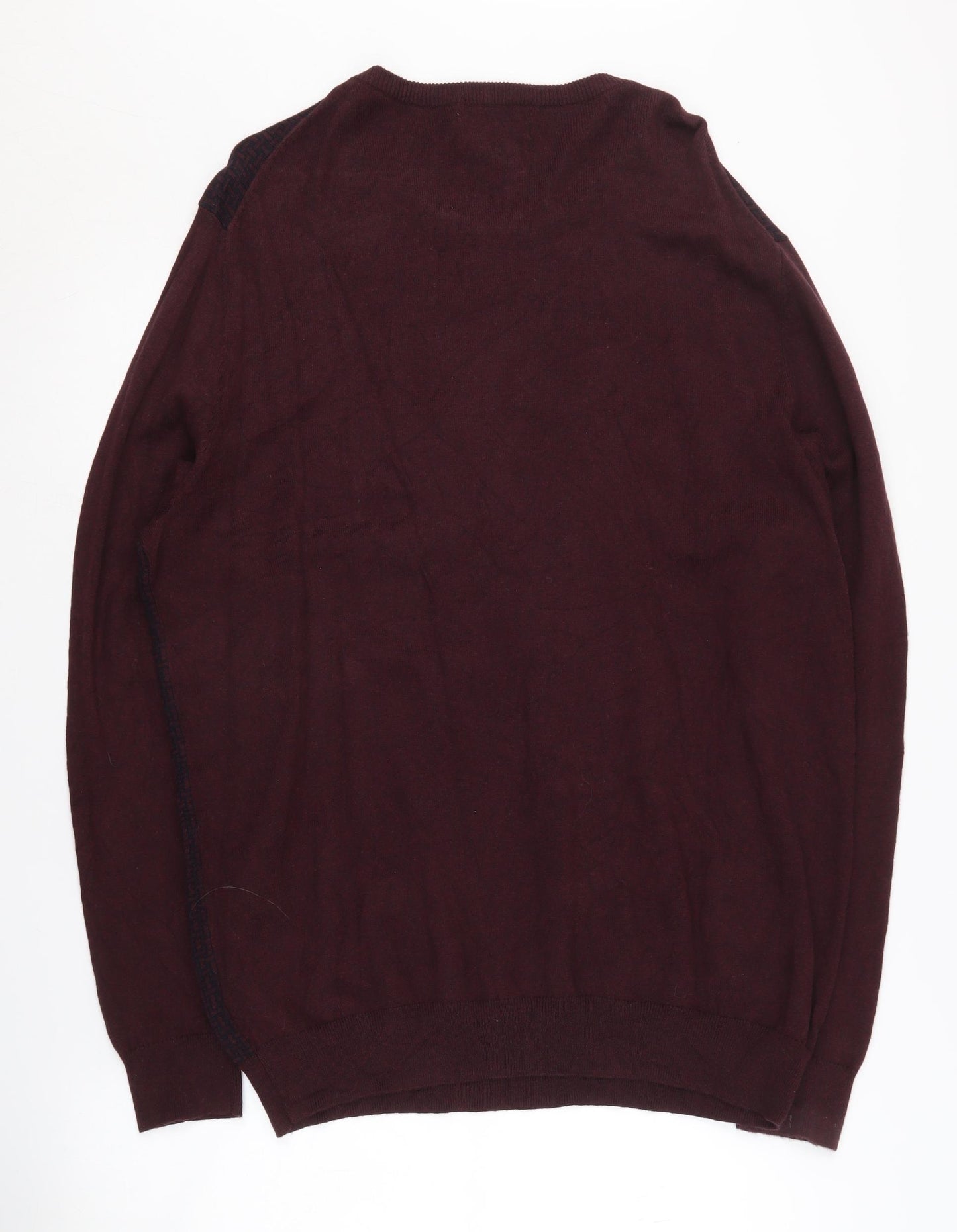 Jeff Banks Men’s Purple Pullover Jumper Size M