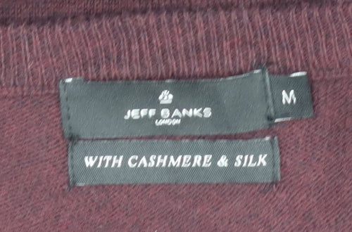 Jeff Banks Men’s Purple Pullover Jumper Size M