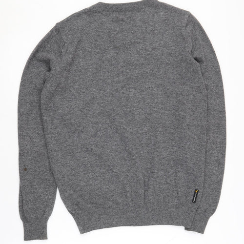 Voi Jeans Men's Grey Wool Pullover Jumper M