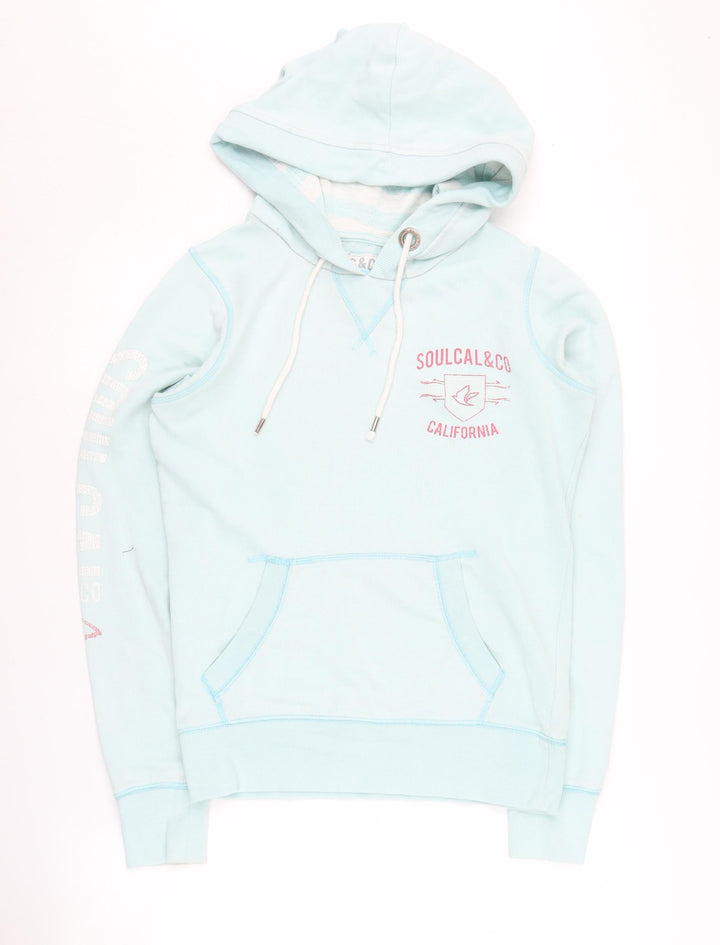 SoulCal & Co Women's Blue Pullover Hoodie, Size 10