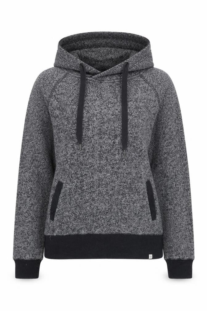 Front view of Rip Curl Women's Grey Pullover Hoodie, size 8