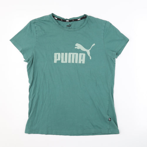 Puma Men's Green M Crew Neck T-Shirt