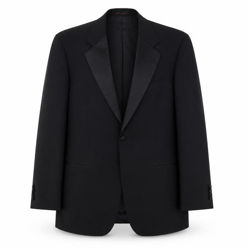 1860 Menswear Black Men's Tuxedo Blazer 40 Regular