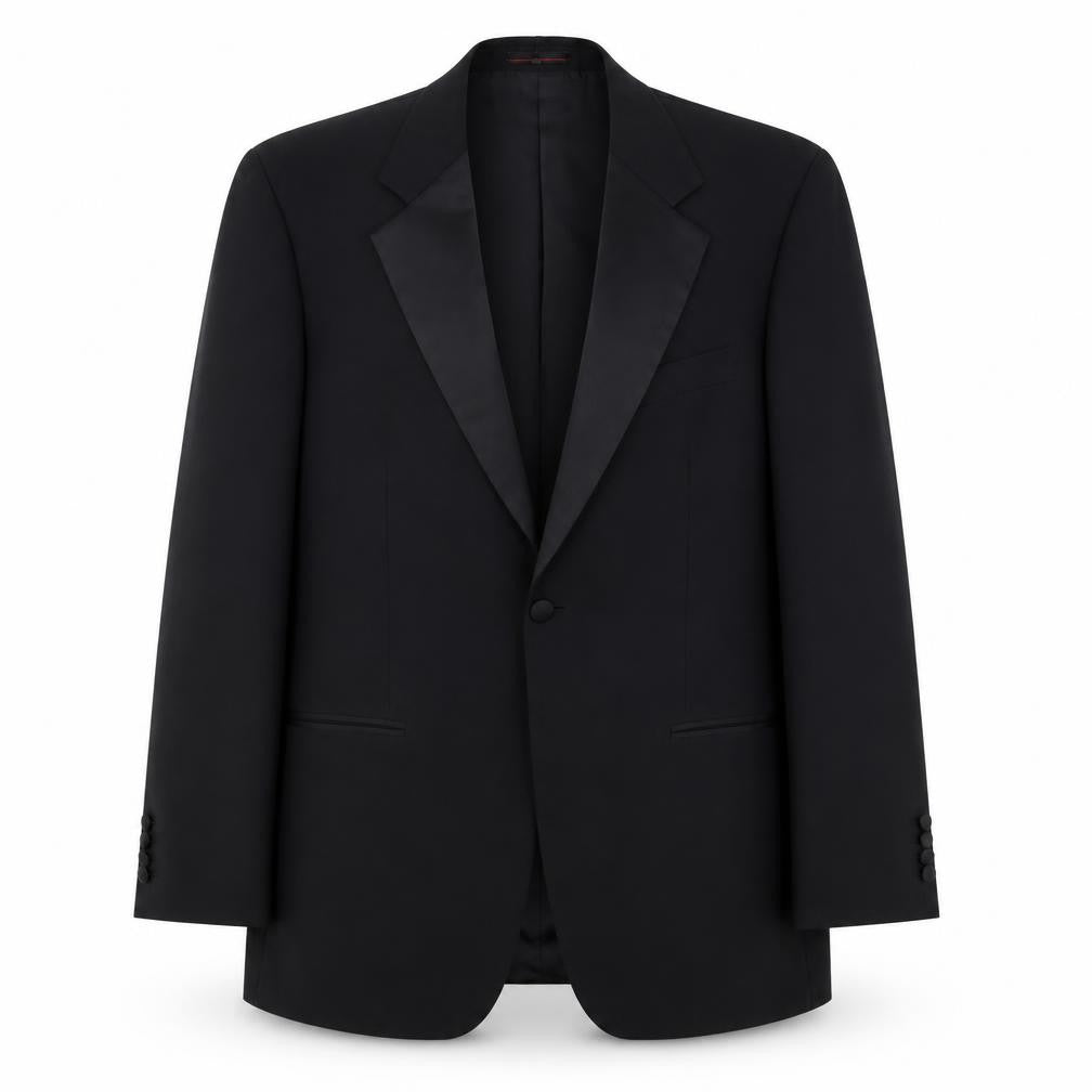 1860 Menswear Black Men's Tuxedo Blazer 40 Regular