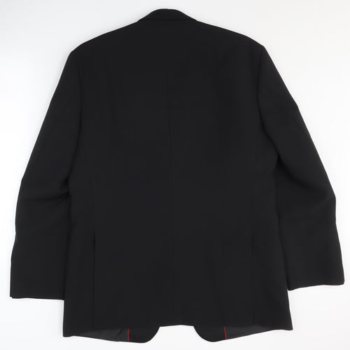 1860 Menswear Black Men's Tuxedo Blazer 40 Regular
