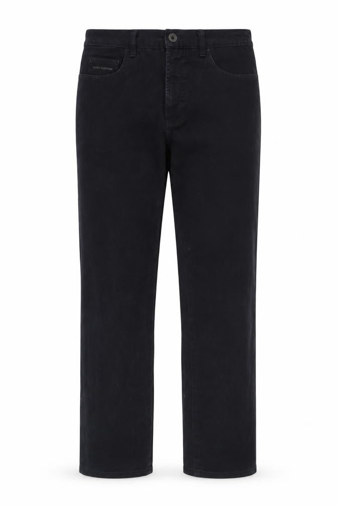 Hush Puppies Men's Black Straight Trousers 32